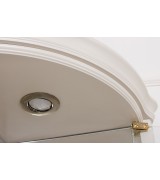 Угловая витрина Disemobel 934 vainilla цвет белый