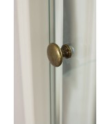 Угловая витрина Disemobel 934 vainilla цвет белый