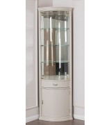 Угловая витрина Disemobel 934 vainilla цвет белый