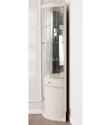 Угловая витрина Disemobel 934 vainilla цвет белый