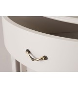 Угловая витрина Disemobel 934 vainilla цвет белый