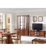 Витрина Disemobel 941 cerezo-5 цвет вишня 