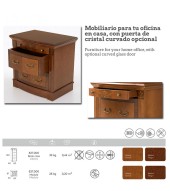 Книжный шкаф Panamar 827.000 + тумба Panamar 837.000 цвет орех, вишня