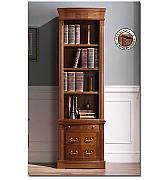 Книжный шкаф Panamar 827.000 + тумба Panamar 837.000 цвет орех, вишня