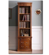 Книжный шкаф Panamar 827.000 + тумба Panamar 837.000 цвет орех, вишня