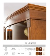 Витрина Panamar 805.001 + тумба Panamar 835.000 цвет орех, вишня Витрина Panamar 805.001 + тумба Panamar 835.000 цвет орех, вишня