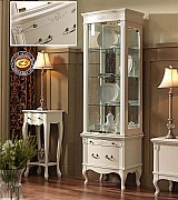 Витрина Panamar 807.001 + тумба Panamar 887.000 цвет орех, вишня