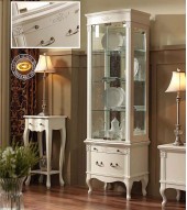 Витрина Panamar 807.001 + тумба Panamar 887.000 цвет орех, вишня