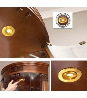 Угловая витрина Panamar 708.001 цвет орех, вишня Угловая витрина Panamar 708.001 цвет орех, вишня