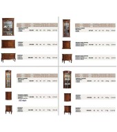 Угловая витрина Panamar 708.001 цвет орех, вишня Угловая витрина Panamar 708.001 цвет орех, вишня