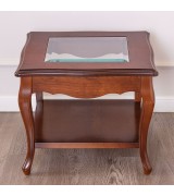 Журнальный стол Disemobel 53/C Cristal cerezo-5 цвет вишня стеклянная столешница Журнальный стол Disemobel 53/C Cristal cerezo-5 цвет вишня стеклянная столешница