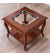 Журнальный стол Disemobel 53/C Cristal cerezo-5 цвет вишня стеклянная столешница Журнальный стол Disemobel 53/C Cristal cerezo-5 цвет вишня стеклянная столешница