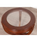 Журнальный стол Disemobel 66/C Cristal cerezo-5 цвет вишня стеклянная столешница Журнальный стол Disemobel 66/C Cristal cerezo-5 цвет вишня стеклянная столешница