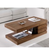 Журнальный стол трансформер Disemobel 160 nogal americano-1 цвет американский орех