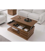 Журнальный стол трансформер Disemobel 160 nogal americano-1 цвет американский орех