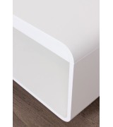 Журнальный стол трансформер Disemobel 148 blanco mate цвет белый матовый