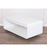 Журнальный стол трансформер Disemobel 148 blanco mate цвет белый матовый