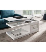 Журнальный стол трансформер Disemobel 2033 blanco цвет белый