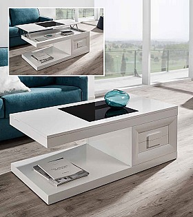 Журнальный стол трансформер Disemobel 2033 blanco цвет белый