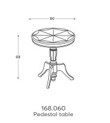 Кофейный столик Panamar 168.060 цвет белый