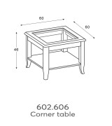 Журнальный столик Panamar 602.606 цвет вишня
