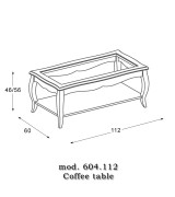 Журнальный столик Panamar 604.112 цвет орех Журнальный столик Panamar 604.112 цвет орех
