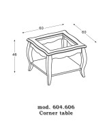 Журнальный столик Panamar 604.606 цвет вишня Журнальный столик Panamar 604.606 цвет вишня