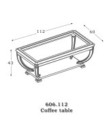 Журнальный столик Panamar 606.112 цвет вишня