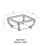 Журнальный столик Panamar 606.909 цвет орех Журнальный столик Panamar 606.909 цвет орех