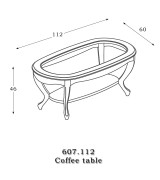 Журнальный столик Panamar 607.112 цвет орех