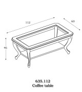 Журнальный столик Panamar 635.112 цвет вишня Журнальный столик Panamar 635.112 цвет вишня