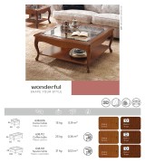 Журнальный столик Panamar 638.101 цвет орех