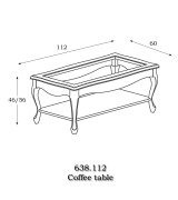Журнальный столик Panamar 638.112 цвет вишня
