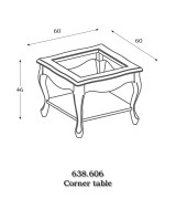 Журнальный столик Panamar 638.606 цвет орех Журнальный столик Panamar 638.606 цвет орех