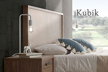 деревянное изголовье кровати Kubik фабрика Koala Beds Испания